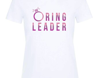 Ring Leader Bride Tribe Hen Party T-shirt Welcome to the shit show Personalised Hen Party Tshirts Bachelorette Party t-shirts - Hen party