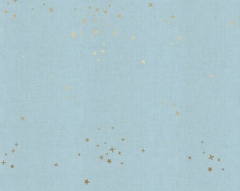 Freckle in Baby Blues | Cotton + Steel Basics | Shop Closing- 30% OFF EVERYTHING- 1 Yard Minimum