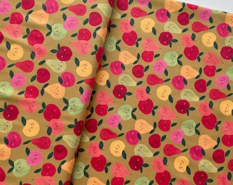 Happy Fruits Apples & Pears | Dashwood Studio | Half Yard- Shop Closing- 30% OFF EVERYTHING- 1 Yard Minimum