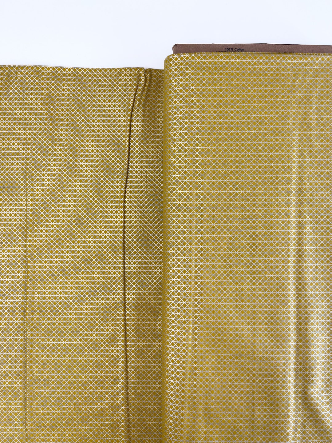 Cotton and Steel Basics Netorious Goldilocks Metallic Half Etsy