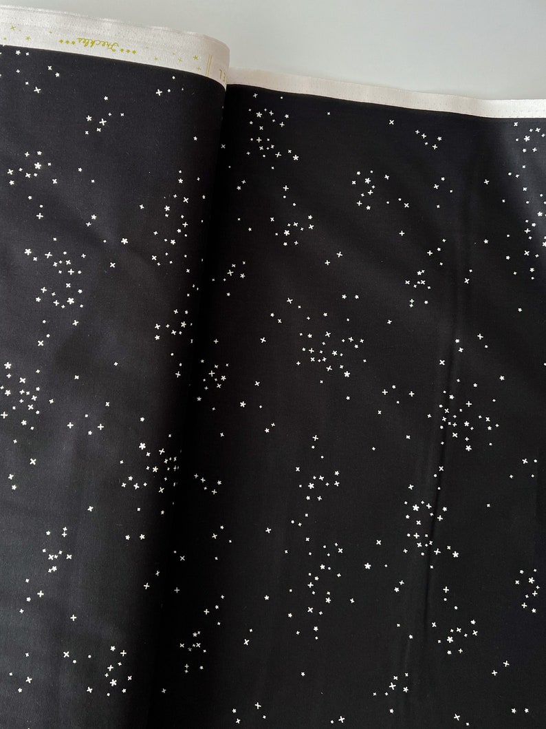 Cotton and Steel Basics Freckles in Licorice Half Yard Etsy