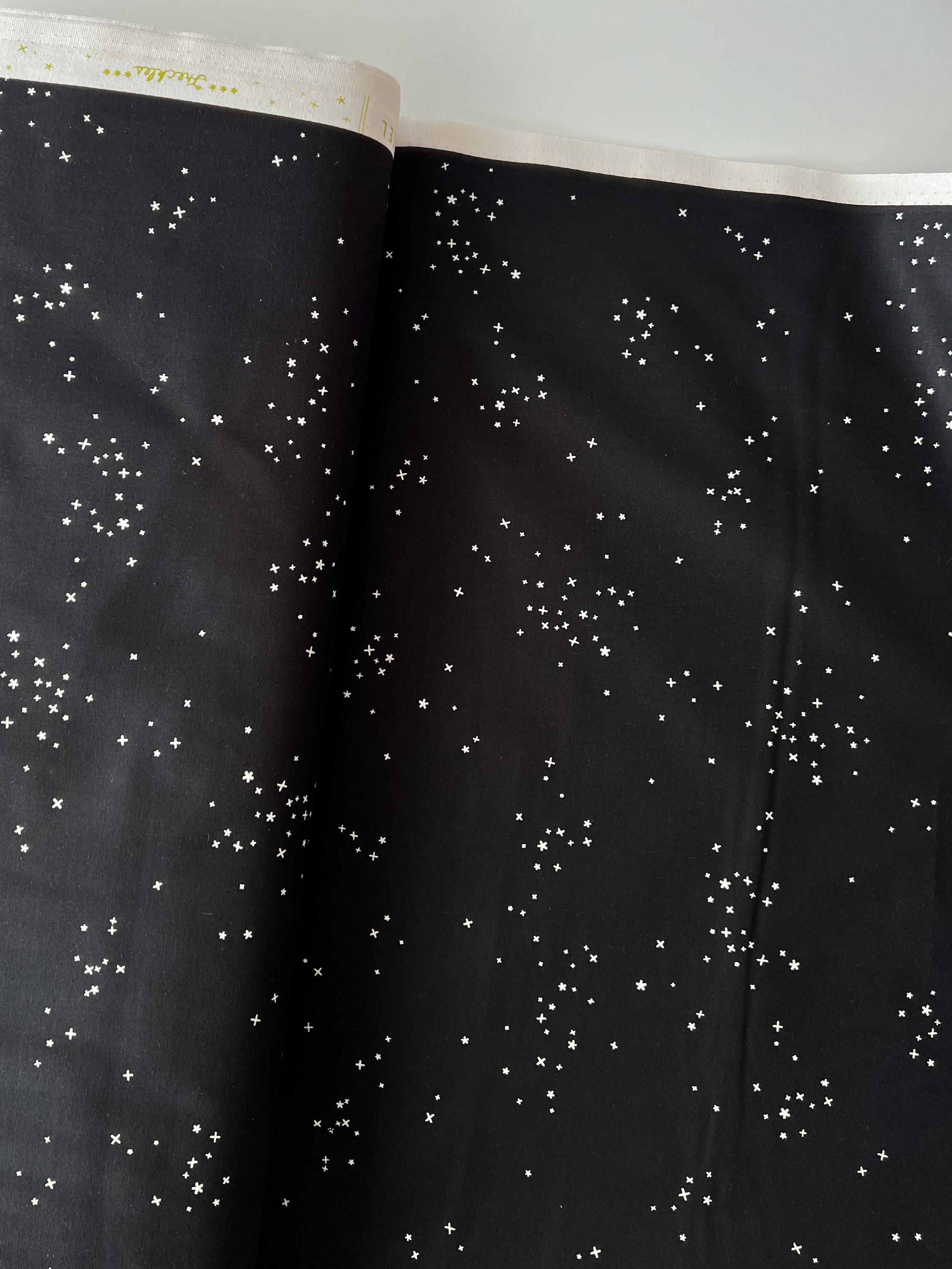 Cotton and Steel Basics Freckles in Licorice Half Yard Etsy