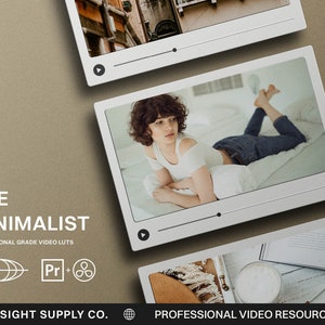 The Minimalist - Video LUTs for Adobe Premier and DaVinci Resolve