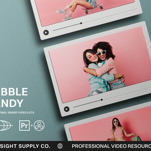 Bubblegum Candy - Video LUTs for Adobe Premier and DaVinci Resolve