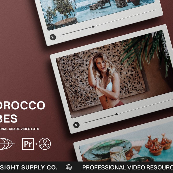 Morocco Vibes - Video LUTs for Adobe Premier and DaVinci Resolve