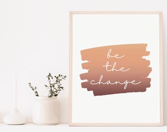 Arte mural "Cambiar el mundo", impresión sobre diversidad, arte mural sobre igualdad, arte mural sobre igualdad, impresión de arcoíris, arte para el aula sobre diversidad, impresión de arcoíris para niños.