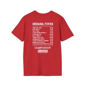 Indiana Fever Shirt for Women | WNBA Game Day Tee | Girls Basketball T-Shirt | Fever Fan Apparel