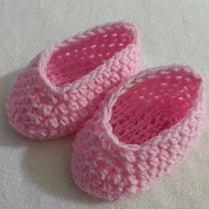 Handgehäkelte Baby booties
