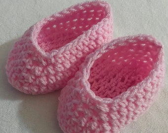 Hand made crocheted Baby booties