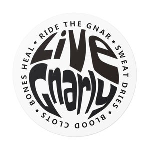 Gnarly Sticker - Etsy