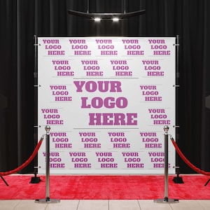 Louis V inspired Pink and Gold inspired Backdrop - Step & Repeat