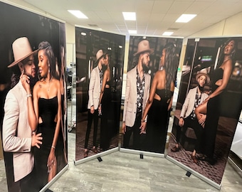 Custom Wedding Retractable Banner Stand INCLUDED with Full Color Print, Wedding Banner Sign, Personalized Event Display, Wedding Decorations