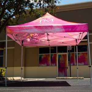 Carpa personalizada de 10 x 10 pies, carpa para eventos, carpa comercial, ferias comerciales de verano, tienda emergente, carpa de lujo, marco de carpa, carpa impresa personalizada, impresión completa