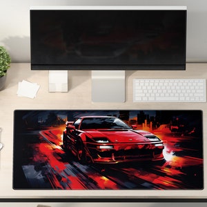 JDM Car Desk Mats on Top of Desks Pad Japanese Large Mouse Pads Gaming Cool  Ae86 Mousepad for Desktop Office Supplies Accessories 23.6 x11.8 Inch