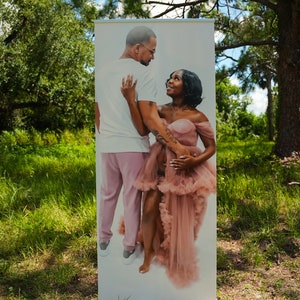 Custom Wedding Retractable Banner Stand INCLUDED with Full Color Print, Wedding Banner Sign, Personalized Event Display, Wedding Decorations image 8