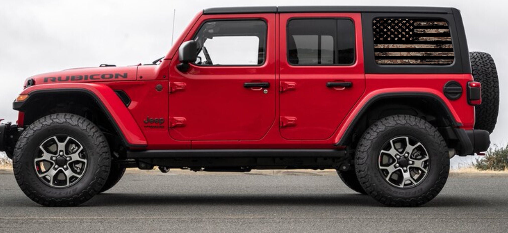 Desert Camo Jeep Wrangler Rear Window Wrap Graphic Decal - Etsy