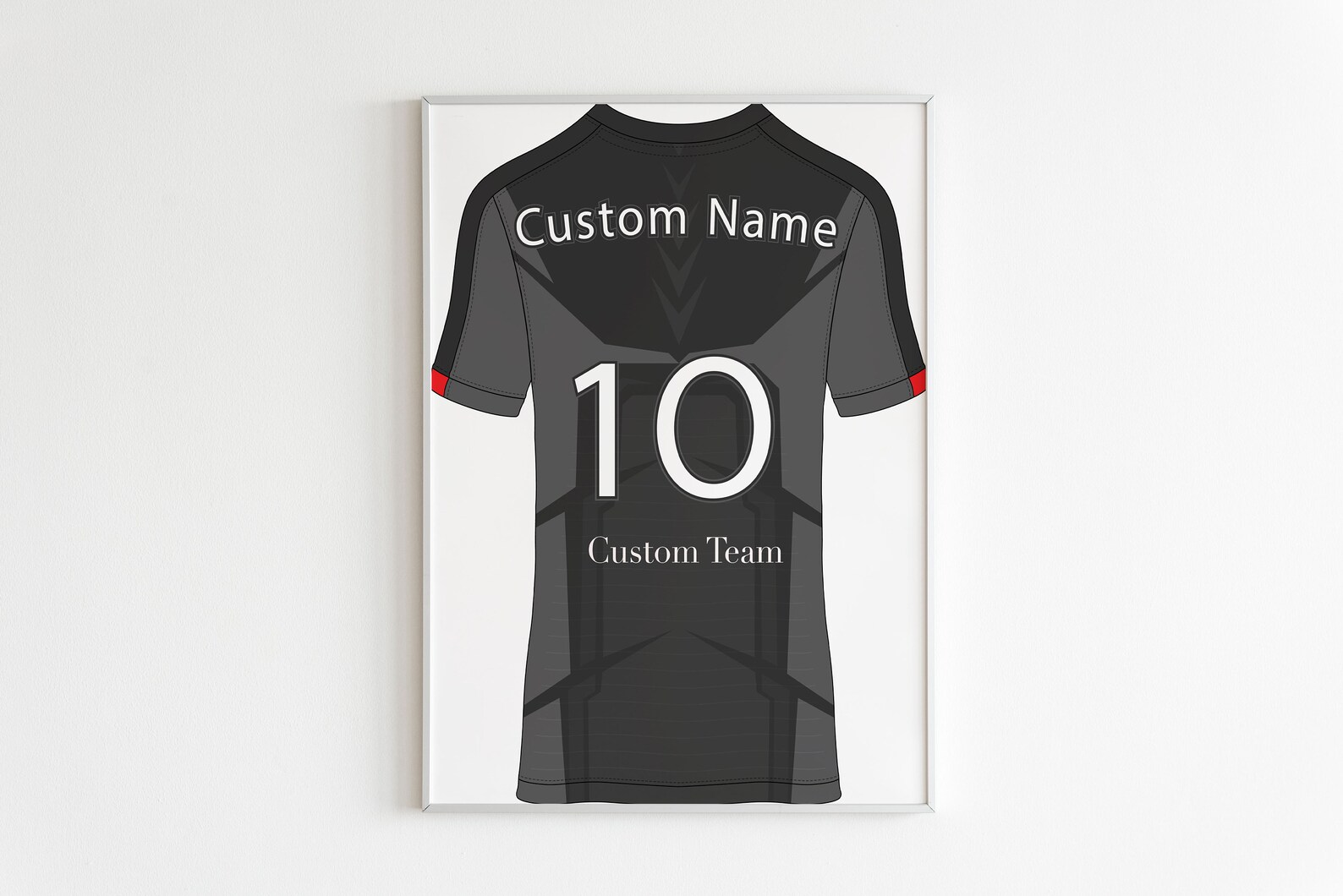 Customizable Football Jersey Posters Unframed Sports Etsy
