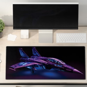 Gaming Mouse Pad -Fighter Jet- Desk Mat - Large Desk Pad - Extend Gaming Mouse Pad-Gift for Gamers -Desk Pad-Fighter Jet, Airplane desk-pad