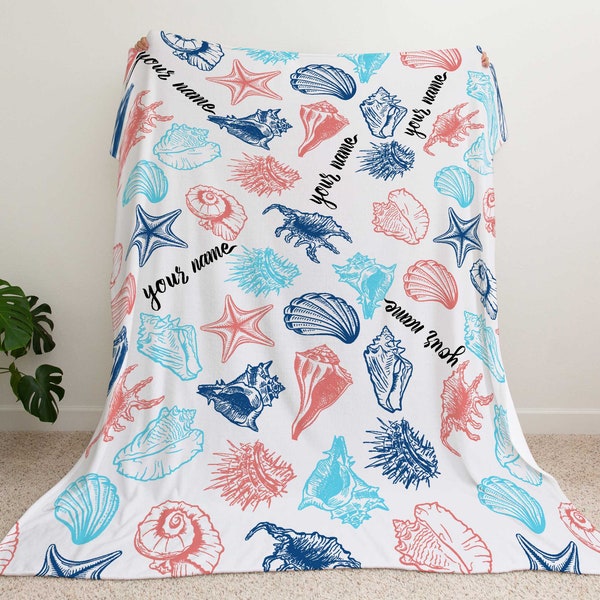 Seashell Blanket Etsy