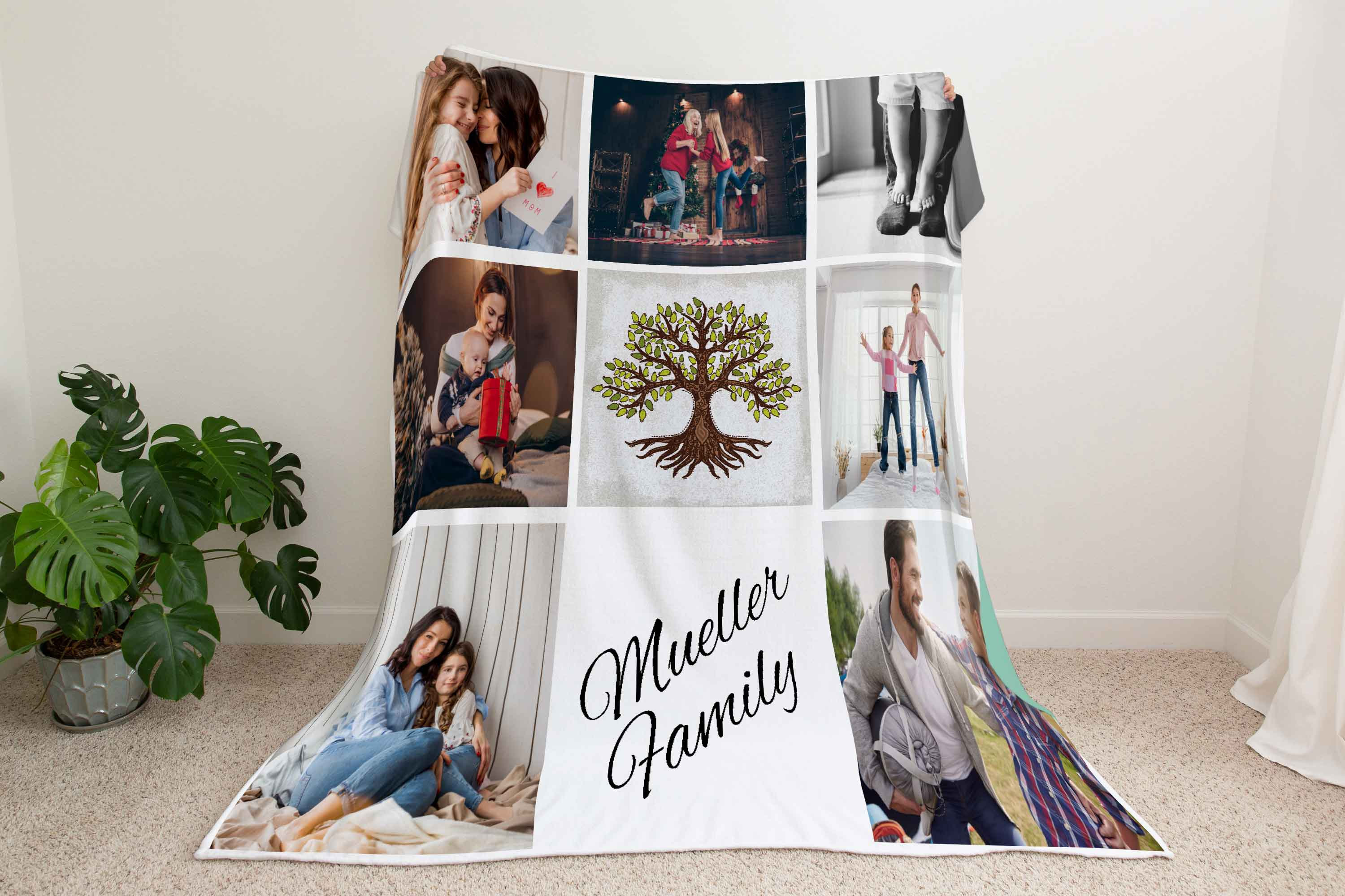Create Your Own Collage Photo Blanket. Use as Many Photos ...