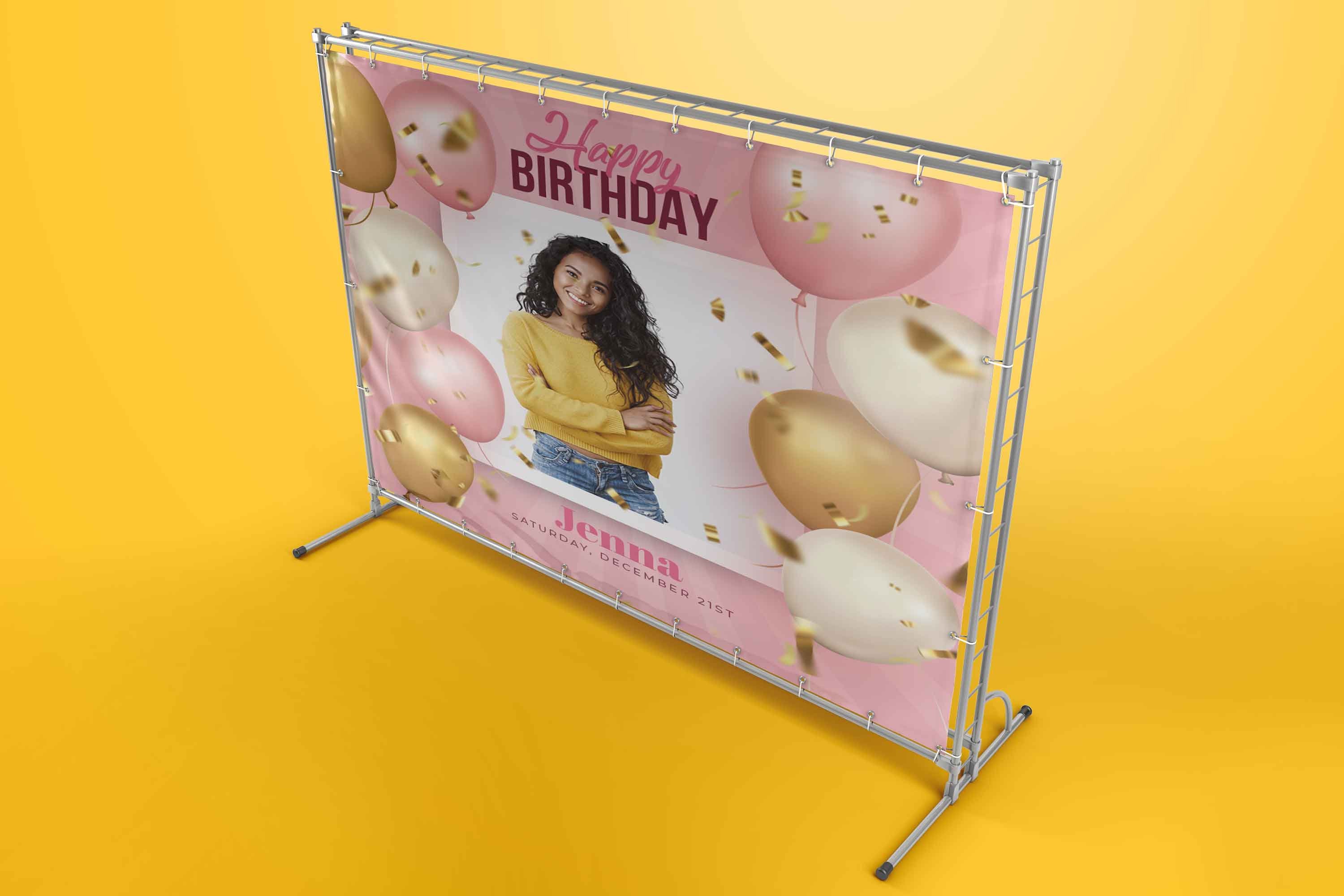 Birthday Backdrop Ramp Custom Photo Birthday Backdrop, Party Sparkle Birthday Party Backdrop ...