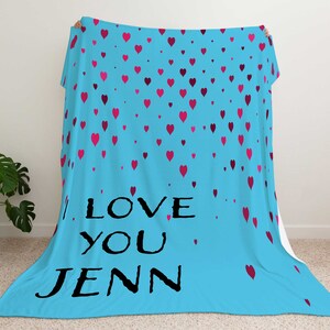 Heart Valentine's Blanket, Heart Valentine's Throw Blanket, Valentine's Day Blanket, Valentine's Day Gift, Gift for Valentine's Day