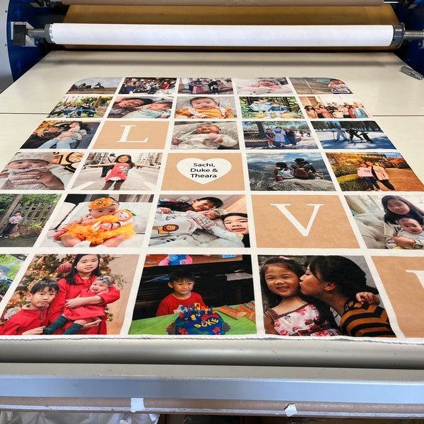 Create your own Collage Photo blanket. Use as many photos you would like to make it your own. Fleece blankets. Multiple sizes