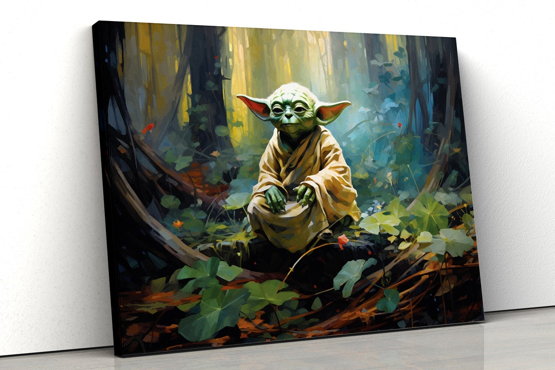 Movie Wall Art Canvaswall Artyoda Wall Artcanvas Wall Art Wall
