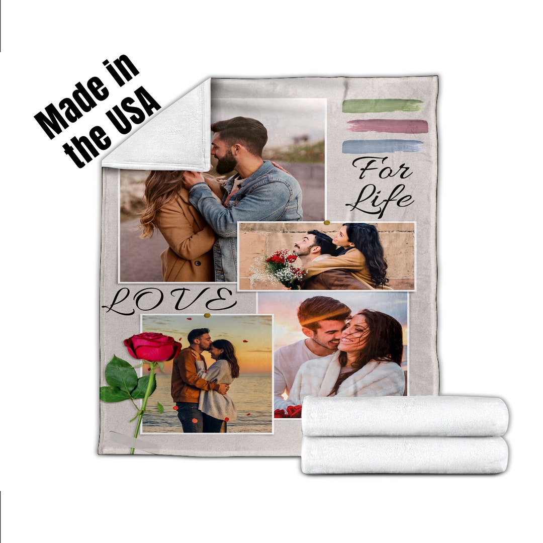 Personalized Blanket Photo Collage Blanket Home Decor Gift Etsy
