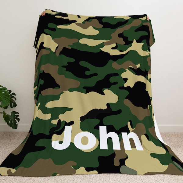 Camo Baby Blanket Etsy