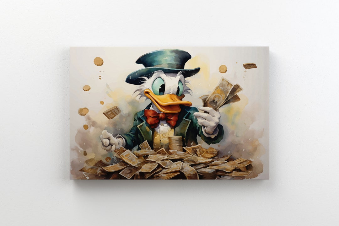 Money Wall Art Canvaswall Artmotivational Wall Artcanvas Wall Art