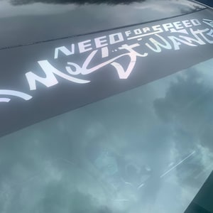 Custom Holographic Windshield Banner | Your Logo or text |