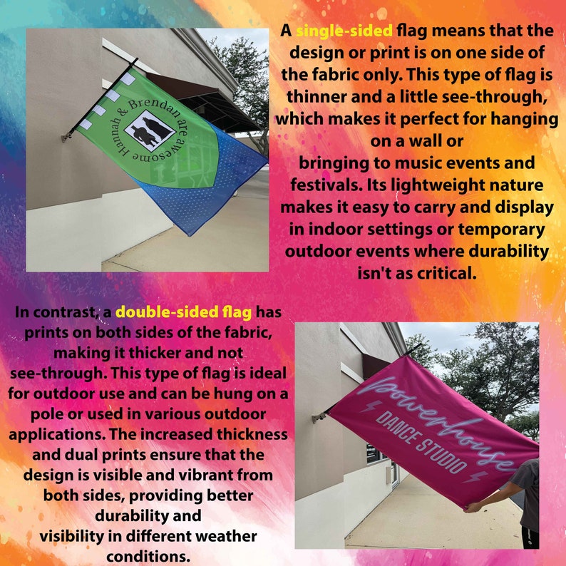 Banderas personalizadas, banderas para barcos, banderas personalizadas, banderas para fiestas, banderas de una cara, banderas personalizadas de dos caras, banderas para festivales, banderas para bodas, banderas escolares imagen 7
