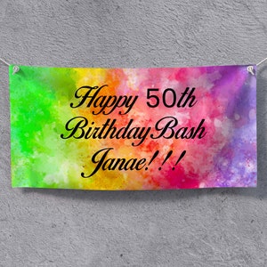 Custom Fabric Banner - Personalized, Advertising, Event Fabric Banner, Lightweight Banner - Print Image, Logo, Text Anything!