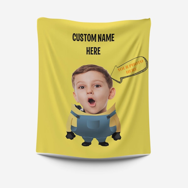 Blanket - YOUR CUSTOM PHOTO - Personalized gift ideas, Custom name blanket, personalized blankets