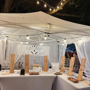 Custom Tent banner for Trade Show |Craft Show or Event | Front of Canopy frame Fits Most Standard Canopys 10x10 Canopy Tent Festival Banner