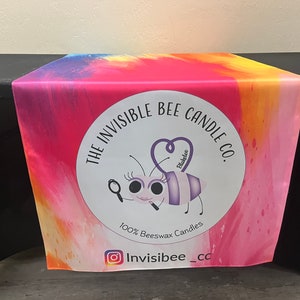 Runner da tavolo personalizzato, stampa a colori con il TUO logo e testo, spedizione in 1-2 giorni, pubblicità promozionale, tovaglia