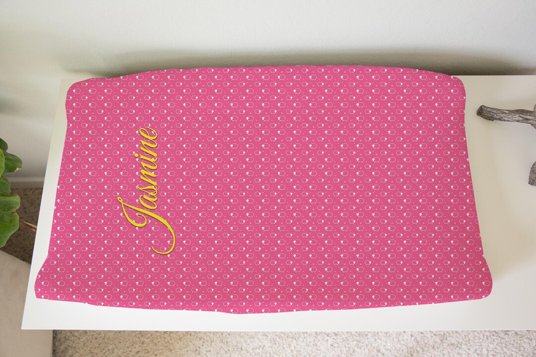 Baby Changing Pad Cover Sleeping Sheep Nursery Decor add a Custom Name ...