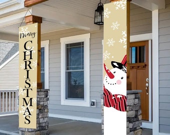 Banner Per Porta Di Natale COLOFALLA Con Scritta In Spagnolo - Striscione Natalizio Con Albero, Sfondo Fotografico, Decorazione Per Ingresso Casa Benvenuti