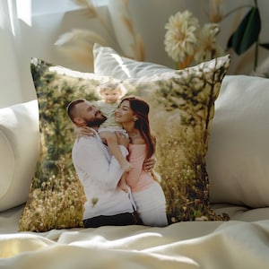 Custom Pillow, Personalised Photo, Personalised Pillow, Pillow with Cushion, Decorative Throw Pillows, Custom Photo Pillow