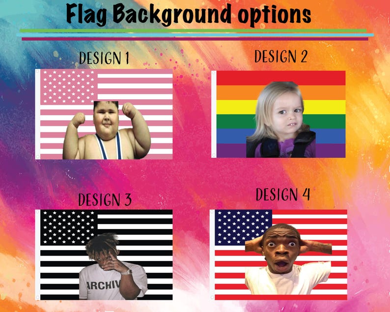 Custom Photo Black American Flag Personalized Tapestry Design Your ...
