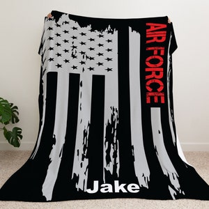 USA Flag Blanket \  Black USA flag blanket / American Flag Blanket / American Flag blanket / Proud American Blanket /