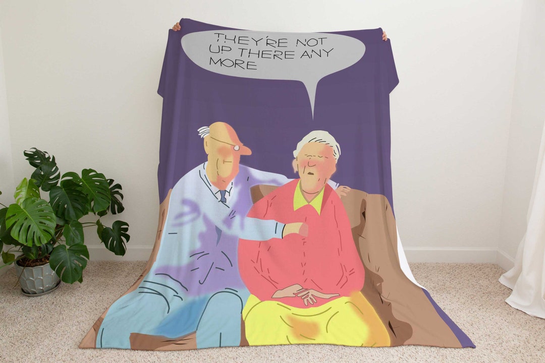 Personalized Couple Blanket - Custom Funny Couple Gift - Funny Couple Blanket, Old Couple Dirty ...