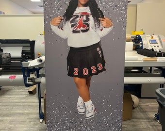 Custom Graduation Retractable Banner Stand INCLUDED with full color print | Adjustable banners| Graduation Banner Stand | Birthday backdrop