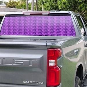 Custom Design your own Rear Window Mural, Decal for rear window on Truck, RV, Camper, etc