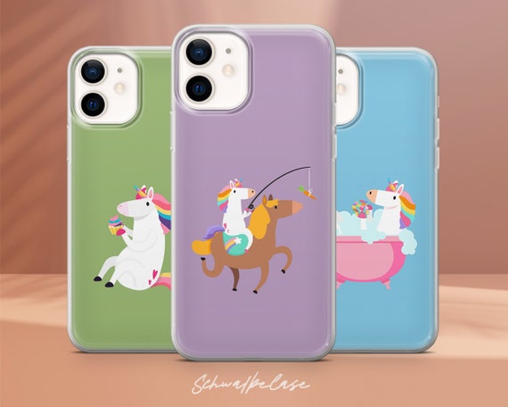 Cute Unicorn Phone Case Princess Phone Cover Fit for 15 Pro Max, 14 Plus, 13,  12, 11, XR, XS & Samsung S24, S23, S22, A54, Pixel 8, 7 