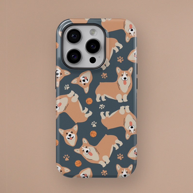 Cute Phone Case Aesthetic Pet Art TOUGH Cover Fit for 16 Pro Max