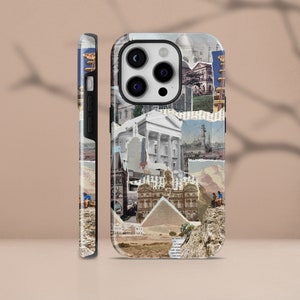 Telefoonhoesje reispaspoort Wanderlust TOUGH Cover geschikt voor 16 Pro Max, 15 Plus, 14, 13, 12, XR, SE en Samsung S24, S23, Z Flip, Pixel 9, 8