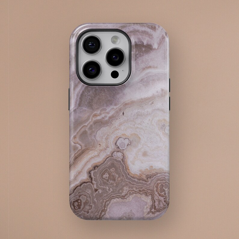 Aesthetic Crystal Phone Case Design Art TOUGH Cover Fit for 16 Pro Max