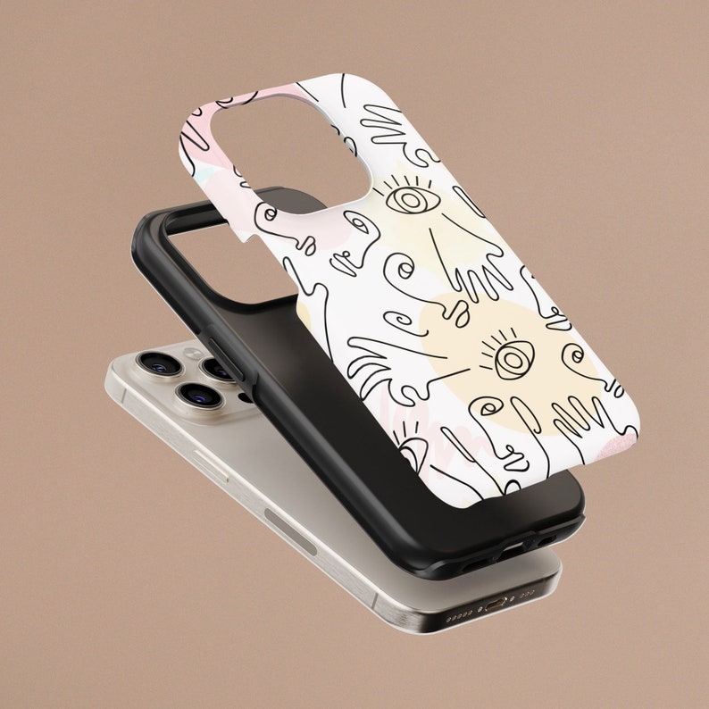 Feminine Subtle Pal Phone Case Minimalist TOUGH Cover Fit for 16 Pro